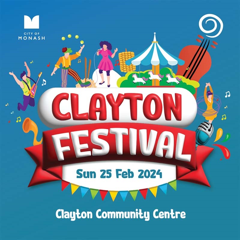 Clayton Festival poster 2024